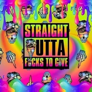 STRAIGHT UTTA OF F* 20oz tumbler. NWOT! Hand wash only. Made To Order!